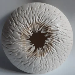 SEA URCHIN WALL SCULPTURE - WHITE #2