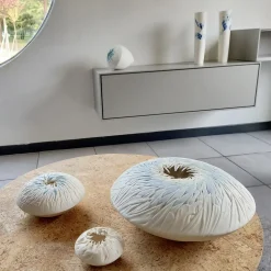 SEA URCHIN WALL SCULPTURE - WHITE #2