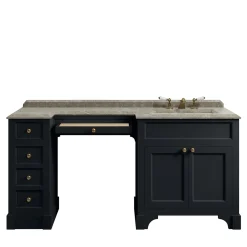 Season Vanity Dark Grey & Botticino Fiorito