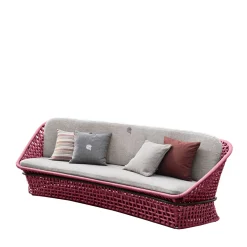 3-seater Amaranth Outdoor fabric Sofa