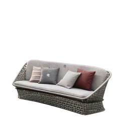 2-seater Gray Outdoor fabric Sofa