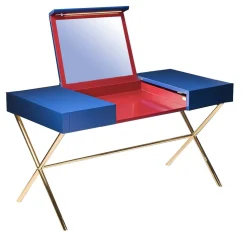 Secret 3 Blue and Red Vanity Desk