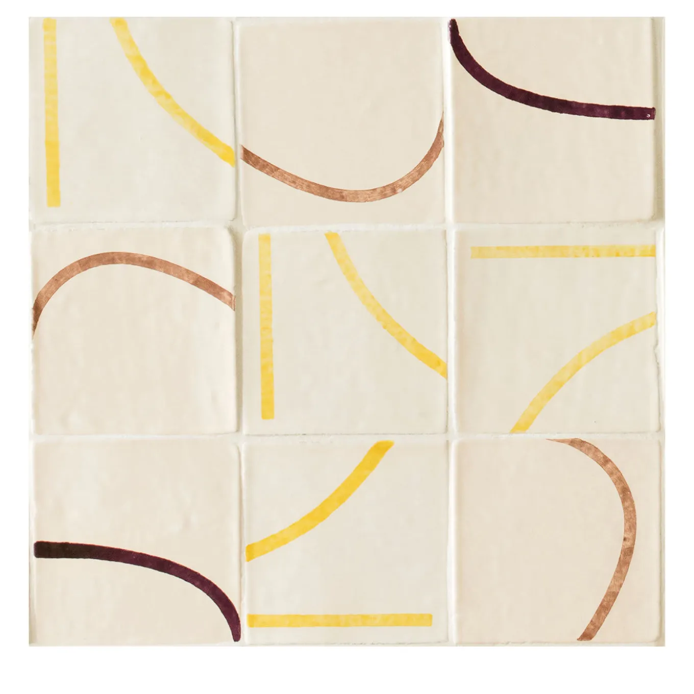 Segni Set of 44 Colorful Tiles by Margherita Rui