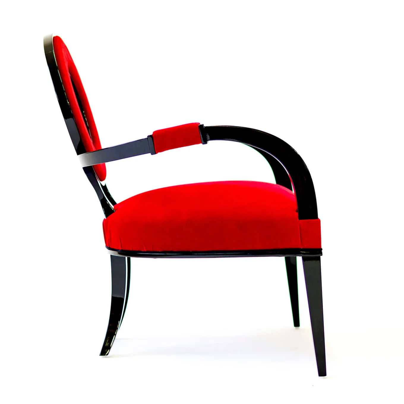 Selene Red Lounge Chair by G. Ventura
