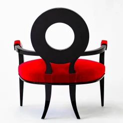 Selene Red Lounge Chair by G. Ventura