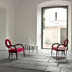 Selene Red Lounge Chair by G. Ventura