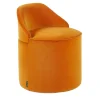 Sella Low Orange Pouf