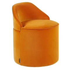 Sella Low Orange Pouf