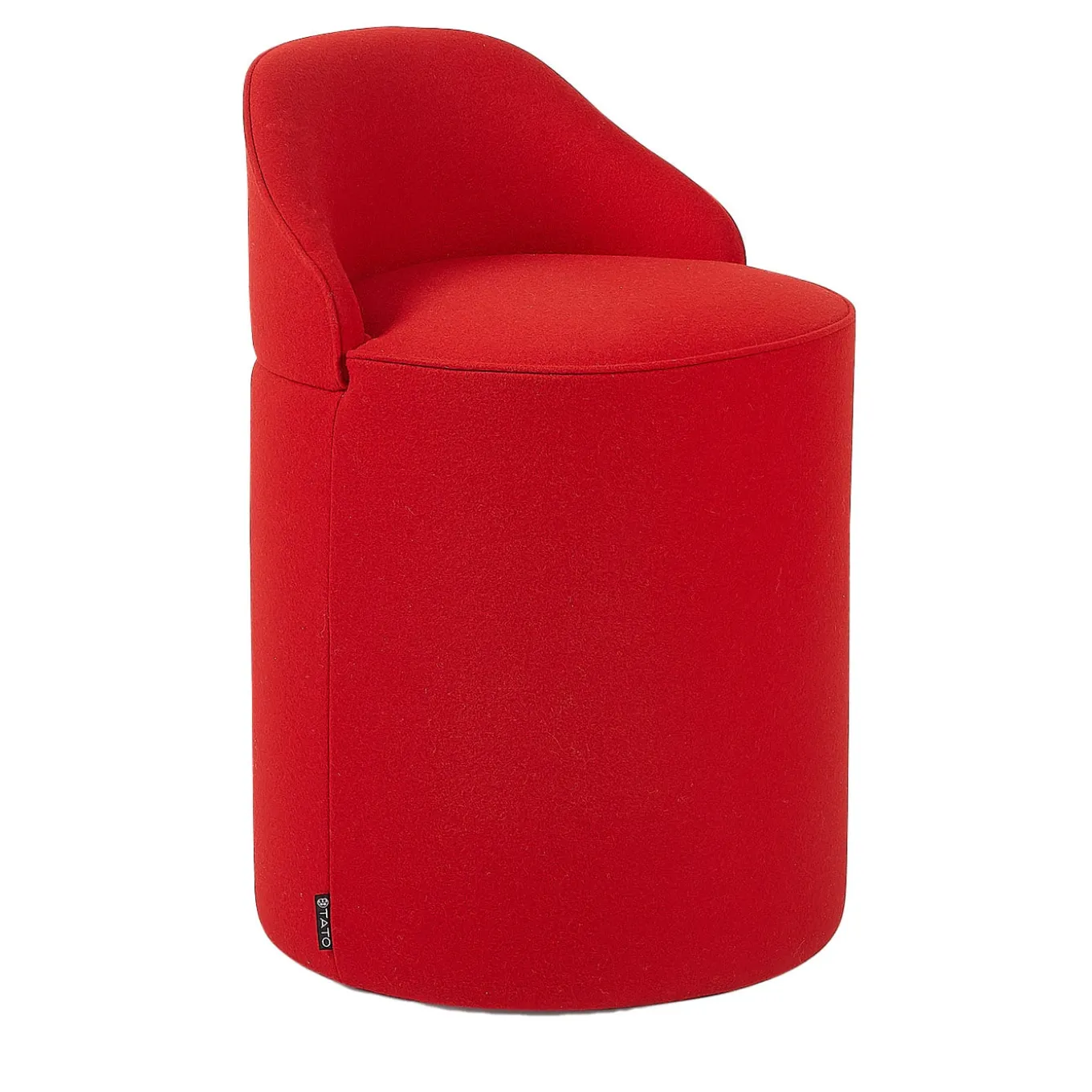 Sella Medium Red Pouf