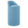 Sella Tall Light Blue Pouf