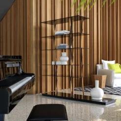 Sendai Glass Bookcase by Toyo Ito