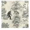 Sepia Tones Mystical Bigfoot Toile de Jouy Wallpaper