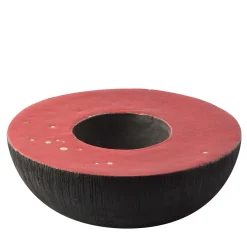 Serenata In Rosso E Nero Vase Sculpture by Nino Basso