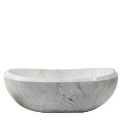 Serenità Calacatta Caldia Marble Bathtub by Sheree Stuart Design