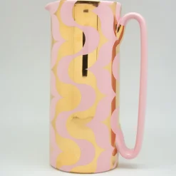 Serlio Equilibri Gold 24K & Pink Carafe
