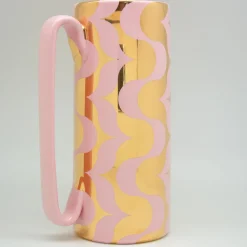 Serlio Equilibri Gold 24K & Pink Carafe