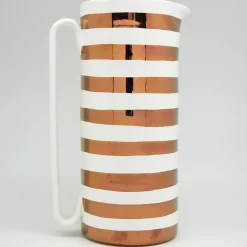 Serlio Gondoliere Copper & White Carafe