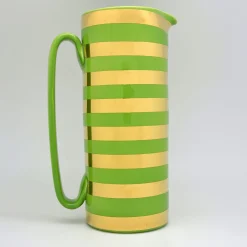Serlio Gondoliere Gold & Green Pitcher