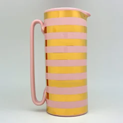 Serlio Gondoliere Gold & Pink Pitcher