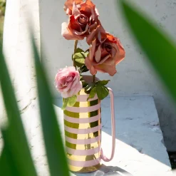 Serlio Gondoliere Gold & Pink Pitcher