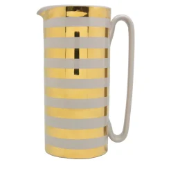 Serlio Gondoliere Gold 24K & Gray Carafe