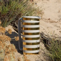 Serlio Gondoliere Gold 24K & Gray Carafe