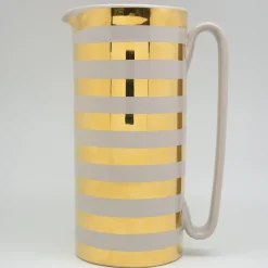 Serlio Gondoliere Gold 24K & Gray Carafe