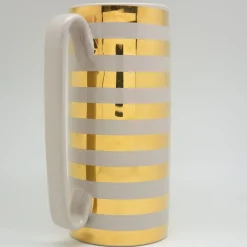 Serlio Gondoliere Gold 24K & Gray Carafe