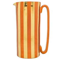 Serlio Mercante Gold 24K & Orange Carafe