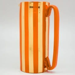 Serlio Mercante Gold 24K & Orange Carafe