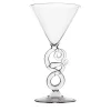 Serpentine Martini Glass
