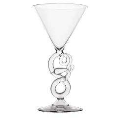 Serpentine Martini Glass
