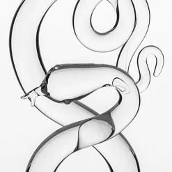 Serpentine Martini Glass