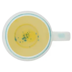 Set of 4 Murrine Yellow Chubby Mugs