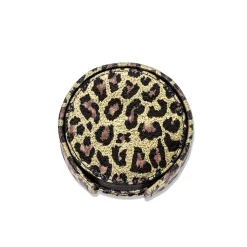 Set of 6 Animalier Leather Coasters