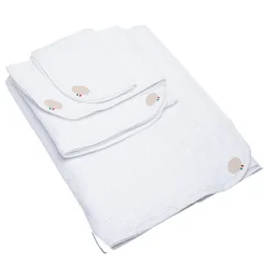 Set of 5 Assorted Cream Towels