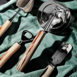 Set of 5 Bar Tools with Horn handles