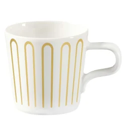 Set of 2 Baroqeat Oro Espresso Cups and Saucers #2 by Salvatore Spataro