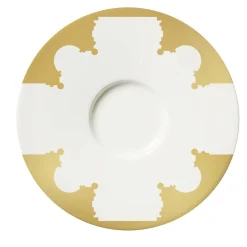 Set of 2 Baroqeat Oro Espresso Cups and Saucers #2 by Salvatore Spataro