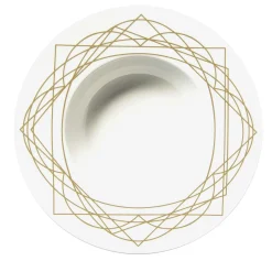 Set of 6 Baroqeat Oro Soup Plates by Salvatore Spataro