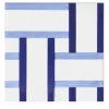 Set of 25 Bauhaus Blue Type 12 Tiles