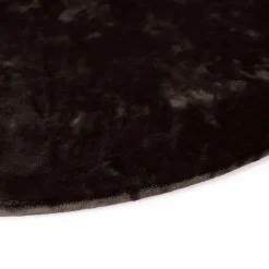 Set of 4 Big Brown Velvet Placemat Covers with Wooden Support