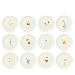Set of 12 Bloom dessert plates