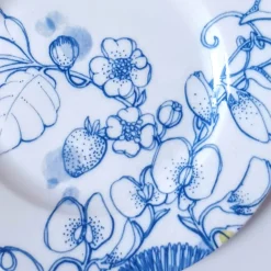 set of 2 Blue Summer bread plates #2