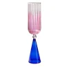Set of 2 CALYPSO BLUE-PINK FLUTES