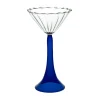 Set of 2 Campanula Blue Cocktail Glasses