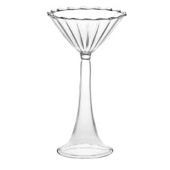 Set of 2 Campanula Clear Cocktail Glasses