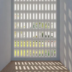 Set of 15 Caterina White Plaster Screenblock