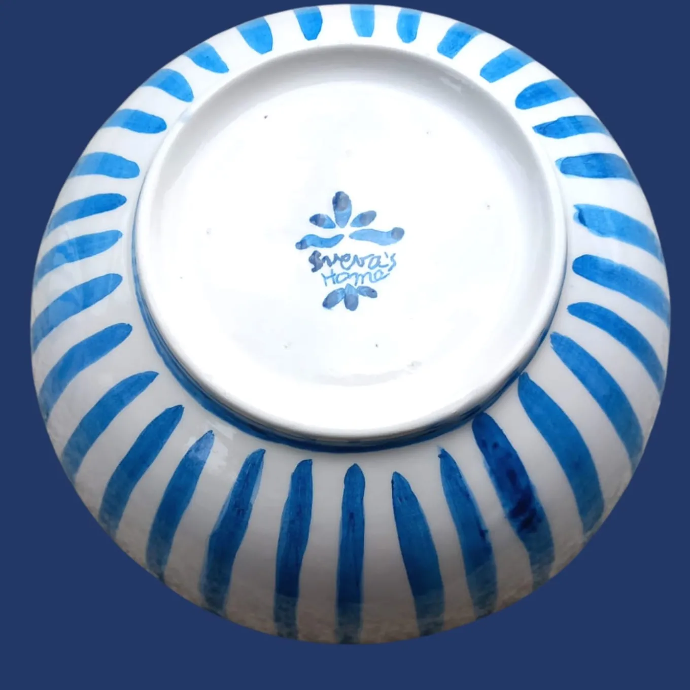 Set of 6 Ceramic Salad Serving Bowls