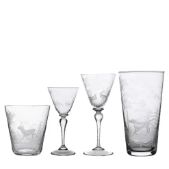 Set of 4 Cibrario Crystal Glasses